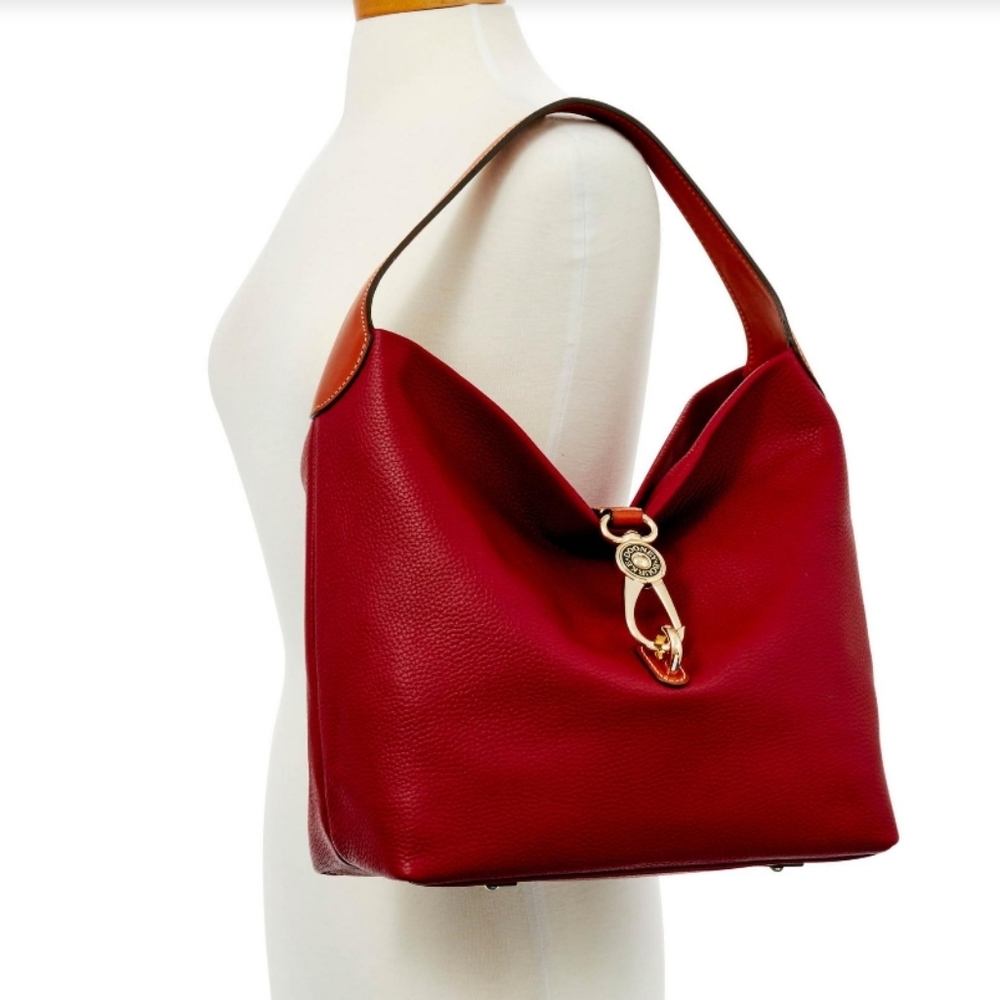 Dooney and Bourke Belvedere leather hobo Bag